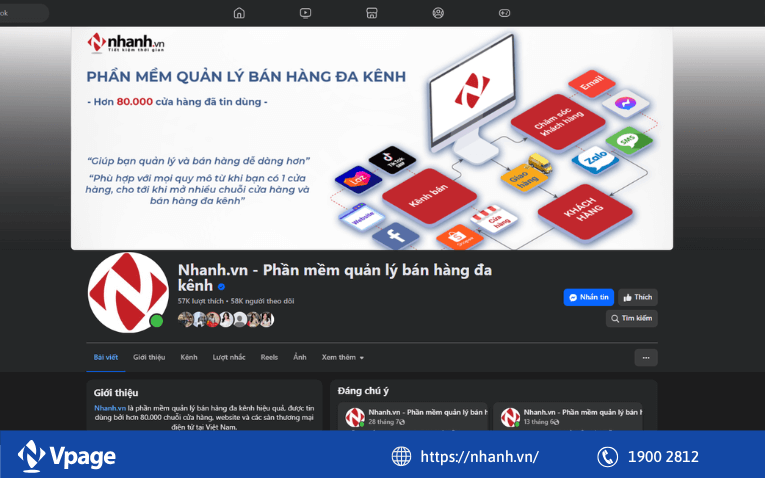 Tên Fanpage phải thể hiện rõ ngành nghề, lĩnh vực